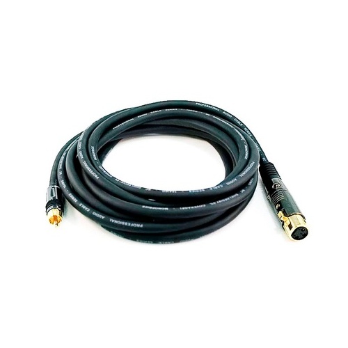 Monoprice Xlr F To Rca M 16awg Cable 15ft (4787)