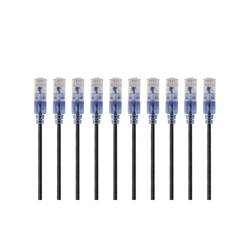 Monoprice Slim Cat6a Cable - 10pk_ 5ft Black (15157)