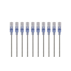 Monoprice Slim Cat6a Cable - 10pk_ 7ft Bule (15163)