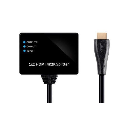 Monoprice Hdmi Pigtail Splitter 1x2 Hdmi (15252)