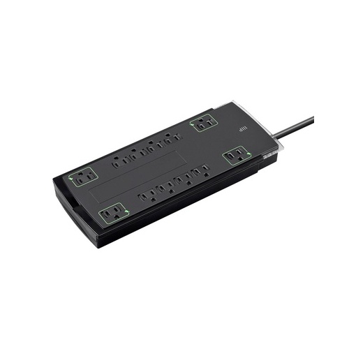 Monoprice Slim Surge Protector 10ft - 12 Outlet (15870)