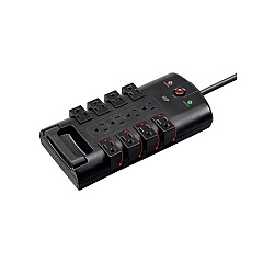 Monoprice Rotating Power Block 10ft - 12 Outlet (15874)