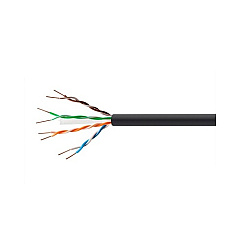 Monoprice Cat6 Utp Solid Direct Burial Blk 1000ft (12732)