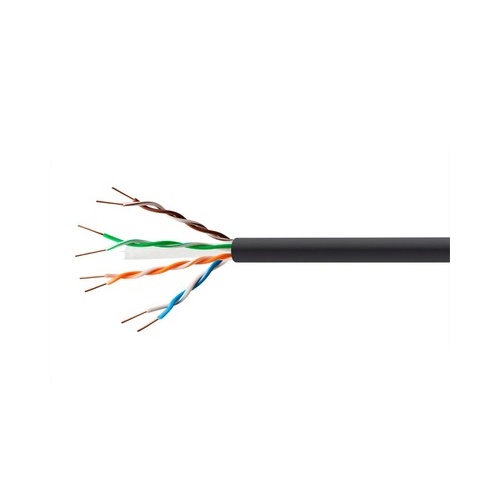 Monoprice Cat6 Utp Solid Direct Burial Blk 1000ft (12732)