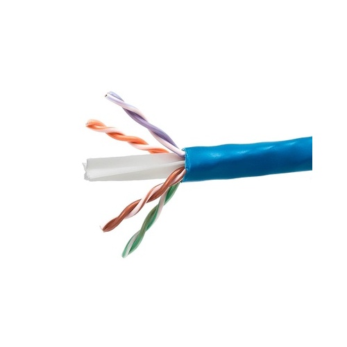Monoprice Cat6a Utp Solid (cmr) - Blue - 1000ft (13071)