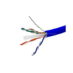 Monoprice Cat 6 Stp Solid (cm) - Blue - 250ft (13565)