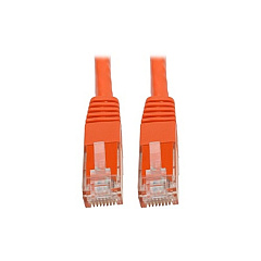 Tripp Lite Cat6 Cat5 Molded Patch Cable Orange 35ft (N200035OR)