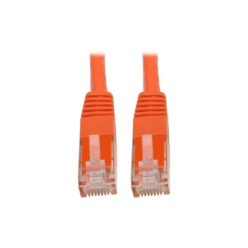 Tripp Lite Cat6 Cat5 Molded Patch Cable Orange 50ft (N200050OR)