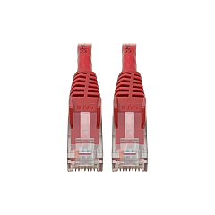 Tripp Lite Cat6 Snagless Molded Patch Cable Red 4ft (N201004RD)