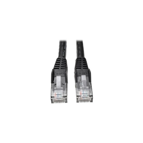 Tripp Lite Cat6 Snagless Molded Patch Cable Blk 8ft (N201008BK)