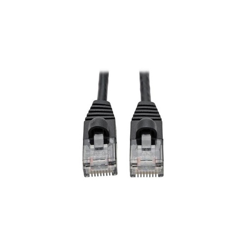 Tripp Lite Cat6a Snagless Molded Slim Cable Bk 3ft (N261S03BK)