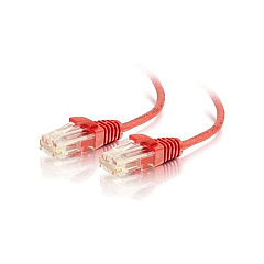 C2G 5ft Slim Cat6 Cable Utp Red (01167) C2G 5ft Slim Cat6 Cable Utp Red (01167)