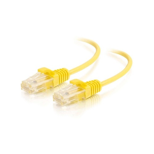 C2G 10ft Slim Cat6 Cable Utp Yellow (01174)