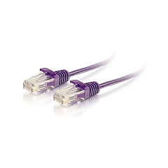 C2G 10ft Slim Cat6 Cable Utp Purple (01184) C2G 10ft Slim Cat6 Cable Utp Purple (01184)