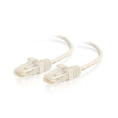 C2G 3ft Slim Cat6 Cable Utp White (01186) C2G 3ft Slim Cat6 Cable Utp White (01186)