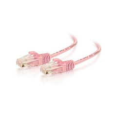 C2G 5ft Slim Cat6 Cable Utp Pink (01192) C2G 5ft Slim Cat6 Cable Utp Pink (01192)
