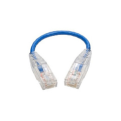 Tripp Lite Cat6 Gigabit Snagless Molded Slim Patch (N201-S6N-BL)