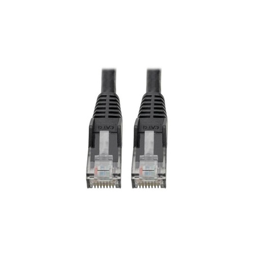 Tripp Lite Cat6 Snagless Molded Patch Cable Blk 6in (N201-06N-BK)