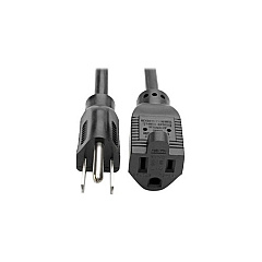 Tripp Lite Power Cord 18awg 10a 5-15r To 5-15p 12ft (P022012)