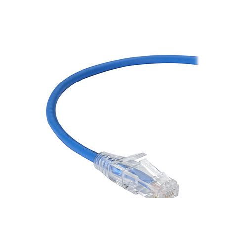 Black Box Cat6 250-mhz Snagless 28awg Stranded Ethernet Patch Cable - Unshielded (utp), Cm Pvc (rj45 M/m), Blue, 10-ft. (3.0-m) (C6PC28-BL-10)