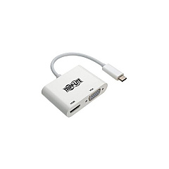 Tripp Lite Usb C To Hdmi / Vga Multiport Adapter 4k (U444-06N-HV4K)