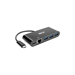 Tripp Lite Usb C Docking Station Hub, Gbe, Usb-a (U460-003-3AGB-C)