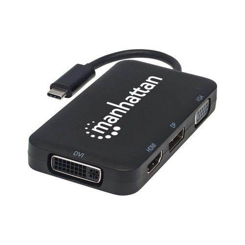Manhattan - Strategic Usb-c 4-in-1 Audio/video Converter (152600)