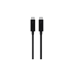 Belkin Thunderbolt 3 Cable, 40gbps, 2m (F2CD085BT2M-BLK) Belkin Thunderbolt 3 Cable, 40gbps, 2m (F2CD085BT2M-BLK)