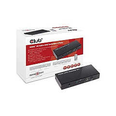Club 3D Hdmi 4k60hz 2.0 Uhd Switchbox 4 Ports (CSV1370)