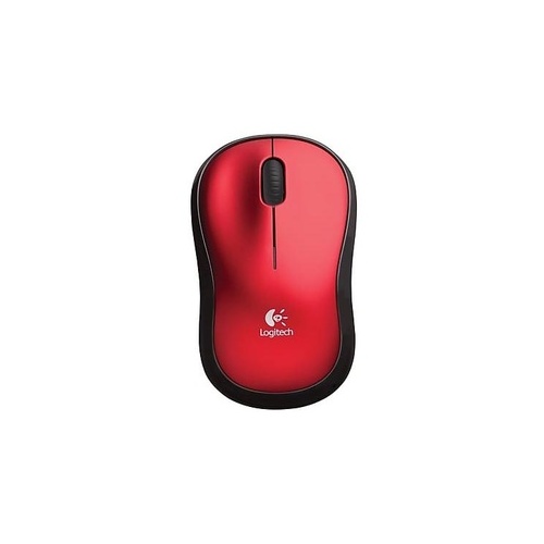 Logitech Wireless Mouse M185 - Red (910-003635)