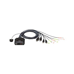 Aten 2-port Usb Displayport Cable Kvm Switch (CS22DP) Aten 2-port Usb Displayport Cable Kvm Switch (CS22DP)