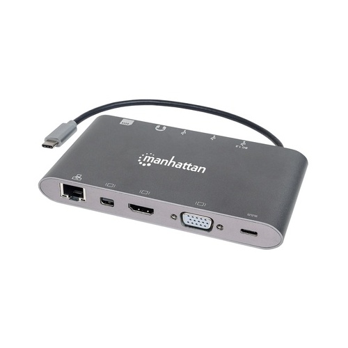 Manhattan - Strategic Usb-c To 7-in-1 Docking (152808)