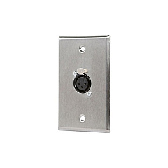 Monoprice Xlr Female 3 Pin One Port Wall Plate (7396)
