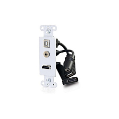 C2G Hdmi Wall Plate With Usb And 3.5mm (39873) C2G Hdmi Wall Plate With Usb And 3.5mm (39873)