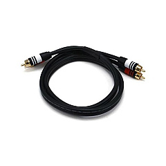 Monoprice Rca2 Plug/2 Rca Plug M/m Cable 3ft (2869)