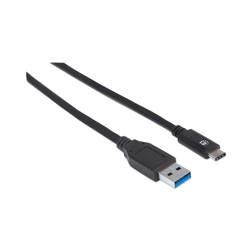 Manhattan - Strategic 20 In. Black, Type-c Male To Type-a Male (354639)
