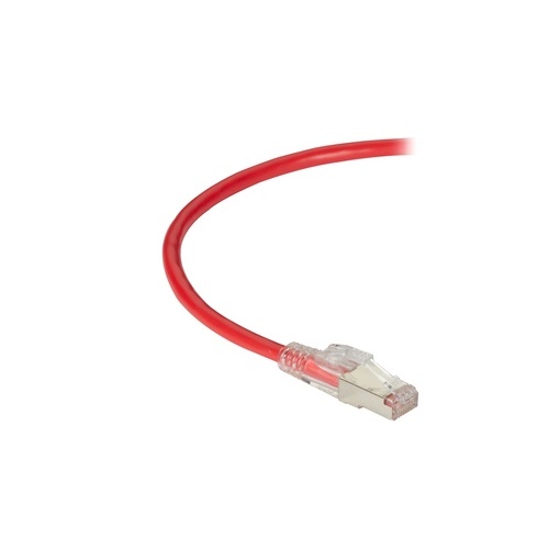 Black Box Cat6a 650-mhz Locking Snagless Stranded Ethernet Patch Cable-shielded (s/ftp), Cm Pvc (rj45 M/m), Red, 15-ft. (4.6-m) (C6APC80S-RD-15)