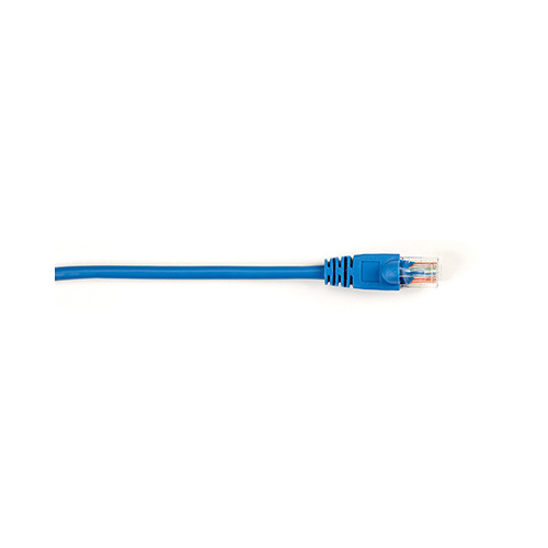 Black Box Cat5e 100-mhz Molded Snagless Stranded Ethernet Patch Cable - Unshielded (utp), Cm Pvc (rj45 M/m), Blue, 3-ft. (0.9-m), 10-pack (CAT5EPC-003-BL-10PAK)