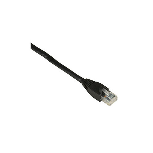 Black Box Cat6 550-mhz Snagless Stranded Ethernet Patch Cable-unshielded (utp), Cm Pvc (rj45 M/m), Black, 3-ft. (0.9-m), 25-pack (EVNSL64700325PAK)