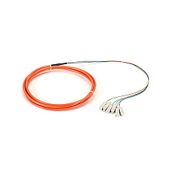 Black Box Om1 62.5-micron Multimode Fiber Optic Pigtail - 6-strand, Ofnr, Pvc, Sc, Orange, 3-m (9.6-ft.) (FOPT50M1-SC-6OR-3) Black Box Om1 62.5-micron Multimode Fiber Optic Pigtail - 6-strand, Ofnr, Pvc, Sc, Orange, 3-m (9.6-ft.) (FOPT50M1-SC-6OR-3)