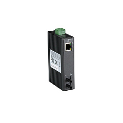 Black Box Fast Ethernet Industrial Media Converter 10/100-mbps Copper To 100-mbps Sm Fiber,hardened Temperature,1310nm,20km,st,gsa,taa (LMC270A-SM-20K-ST)