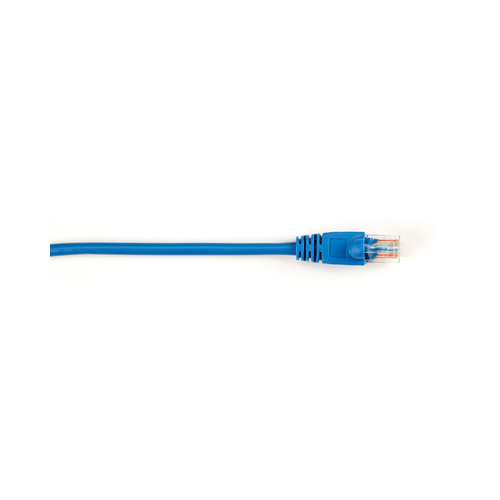 Black Box Cat5e 100-mhz Molded Snagless Stranded Ethernet Patch Cable Unshielded(utp),cm Pvc(rj45 M/m),blue,15-ft.(4.6-m),25-pack (CAT5EPC-015-BL-25PAK)