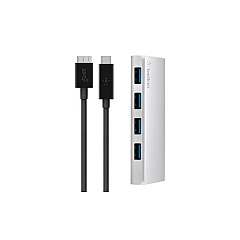 Belkin Usb 3.0 4 Port Hub + Usb-c Cable (F4U088TT) Belkin Usb 3.0 4 Port Hub + Usb-c Cable (F4U088TT)