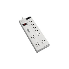 Tripp Lite Surge Protector 8 Outlet 6ft Cord Taa (TLP806TELTAA)