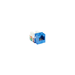 Black Box Cat6a Keystone Jack - Unshielded, Rj45, Blue, 25-pack, Gsa, Taa (C6AJA70BLR225PAK) Black Box Cat6a Keystone Jack - Unshielded, Rj45, Blue, 25-pack, Gsa, Taa (C6AJA70BLR225PAK)