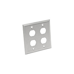 Tripp Lite Rj45 Bulkhead Wall Plate 4 Cutout Metal (N206FP04IND)