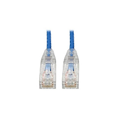 Tripp Lite Cat6 Gigabit Snagless Utp Slim Blue 7ft (N201-S07-BL)
