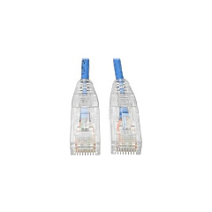 Tripp Lite Cat6 Gigabit Snagless Slim Blue 15ft (N201-S15-BL)