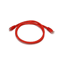 Monoprice Cat6 Bare Copper Ethernet Cable- Red 3ft (2376)