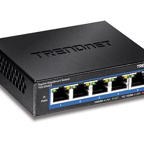 Trendnet 5-port Gigabit Edgesmart Switch (TEGS50ES)